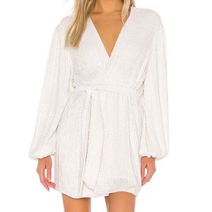 Retrofete Gabrielle Robe in Moonglow White